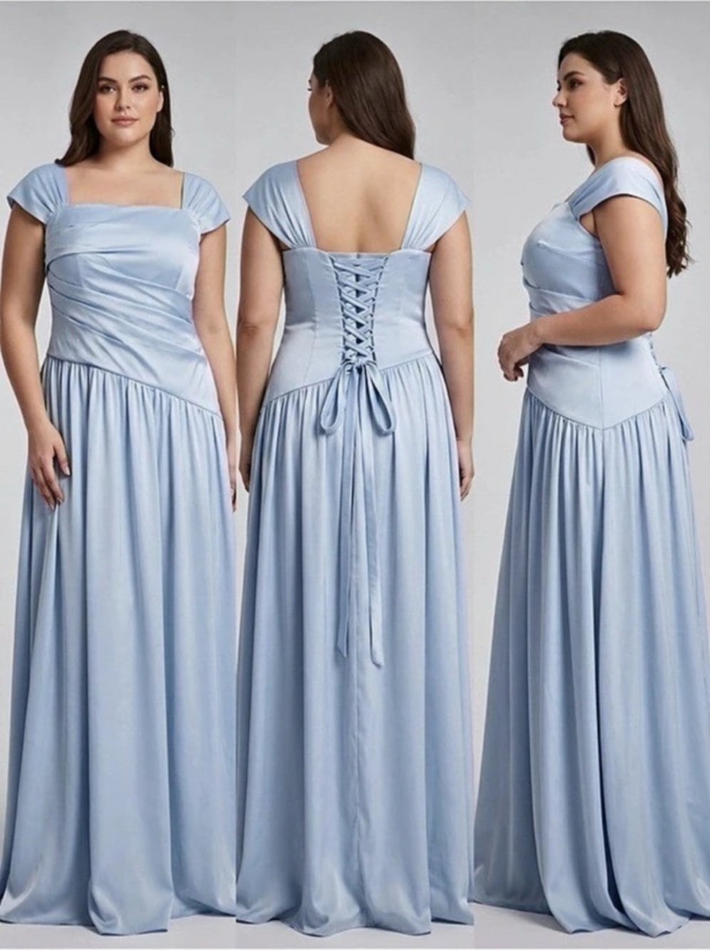 Fashions Blue Maxi Dress NWT